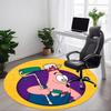 1pcPatrick Star Office Round Area Rug, Indoor Mat Suitable For Office, Bedroom Living Room Home Decor, Room Deco, Offic A0928112