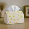 1pc Adorable Design Tissue Holder, Lemon Yellow Innovative Home Living Room Organizer, Easy Color Tissue Holder, Napkin Dispenser