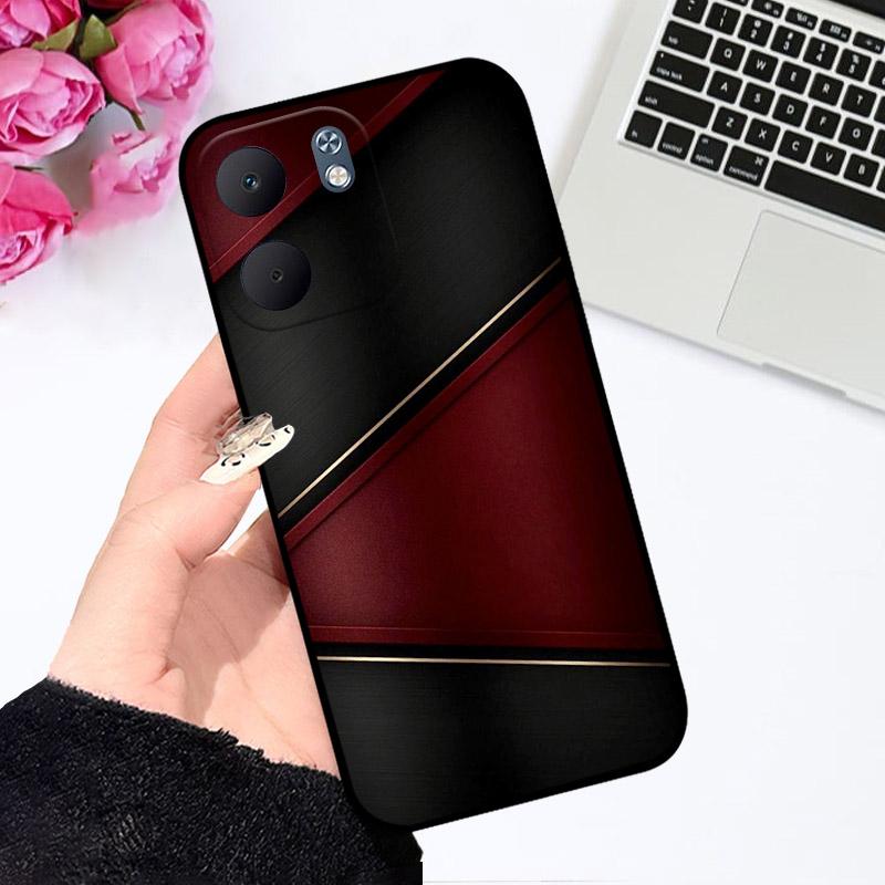 Per OPPO A5X 4G 5G A5 X Custodia Moda Carina Antiurto Silicone Morbido Cover Posteriore Custodie per Telefono Per OPPOA5X CPH2725 TPU Coque Capa