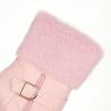 Dámské kotníkové boty na vysokém podpatku podzim a zima nové voděodolné stolkové silný podpatek velká velikost nadýchané kotníkové boty