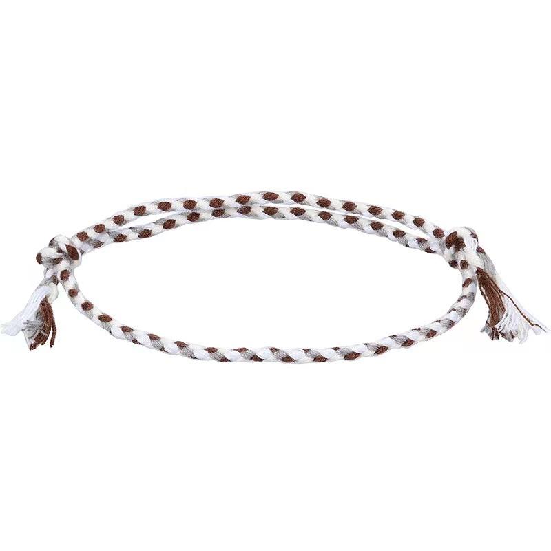 Boho Four Strand Color Handmade Waterproof Woven Thread Wrap Bracelet Simple Rope Knot Bracelet Friendship Bracelets