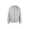 Nike Pánská mikina s kapucí a celopropínacím zipem Solo Swoosh Tmavě šedá melírovaná/Bílá Streetwear DR0403-063