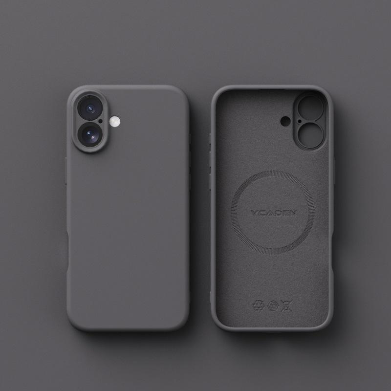 For Apple 17promax Mobile Phone Case Liquid Silicone Magnetic Suction for IPhone16 All-inclusive Anti-fall 15 Protective Cover 14