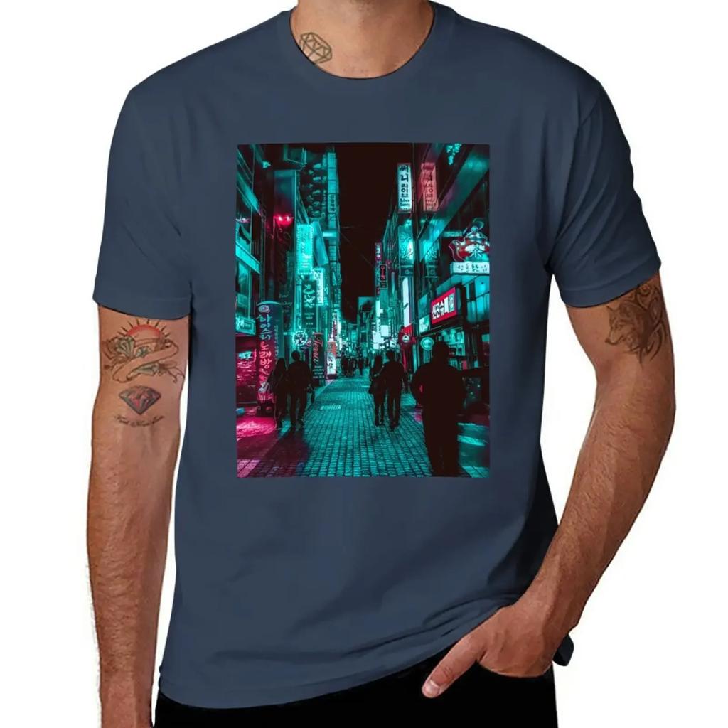 Strawberry Mint Nights T-Shirt Vintage Clothes Plus Sizes Slim Fit T Shirts for Men