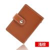 26 Card Slots PU Leather Color Card Holder
