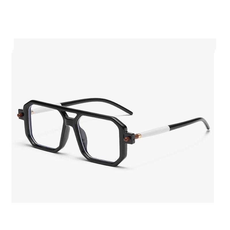 High Quality Retro Stylish Edgy Punk High End Designer Style Travel Friendly Square Shaped Female Male Women Sun Glasses