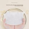 Serviette de toilette jetable en coton à motif perlé - Épaisse, douce, humide et sèche pour le nettoyage du visage