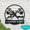 Personalized Tattoo Art Metal Wall Decor, Custom Sign for Studio, Unique Gift