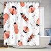 Colorful Insect Printed Shower Curtain Fashionable Home Decor for Bathrooms, Size180cm X 245cm (71in X 96in)