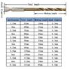Hexagonal Handle 13pc Titanium Plated Fried Dough Twists Drill 1.5-6.5mm Electronic Drill Screwdriver Drilling Reaming Drill Tool