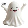 Dankzijgeschenk voor Vrienden Halloween Schattige Geest Beeldje, Mini Cartoon Beeldje, Kleine Spookachtige Kawaii Herfst Home Decoratie Bureau Ornament