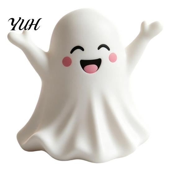 Dankzijgeschenk voor Vrienden Halloween Schattige Geest Beeldje, Mini Cartoon Beeldje, Kleine Spookachtige Kawaii Herfst Home Decoratie Bureau Ornament