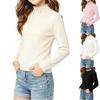 Girls Mock Neck Base Layer Sweater for Fall and Winter