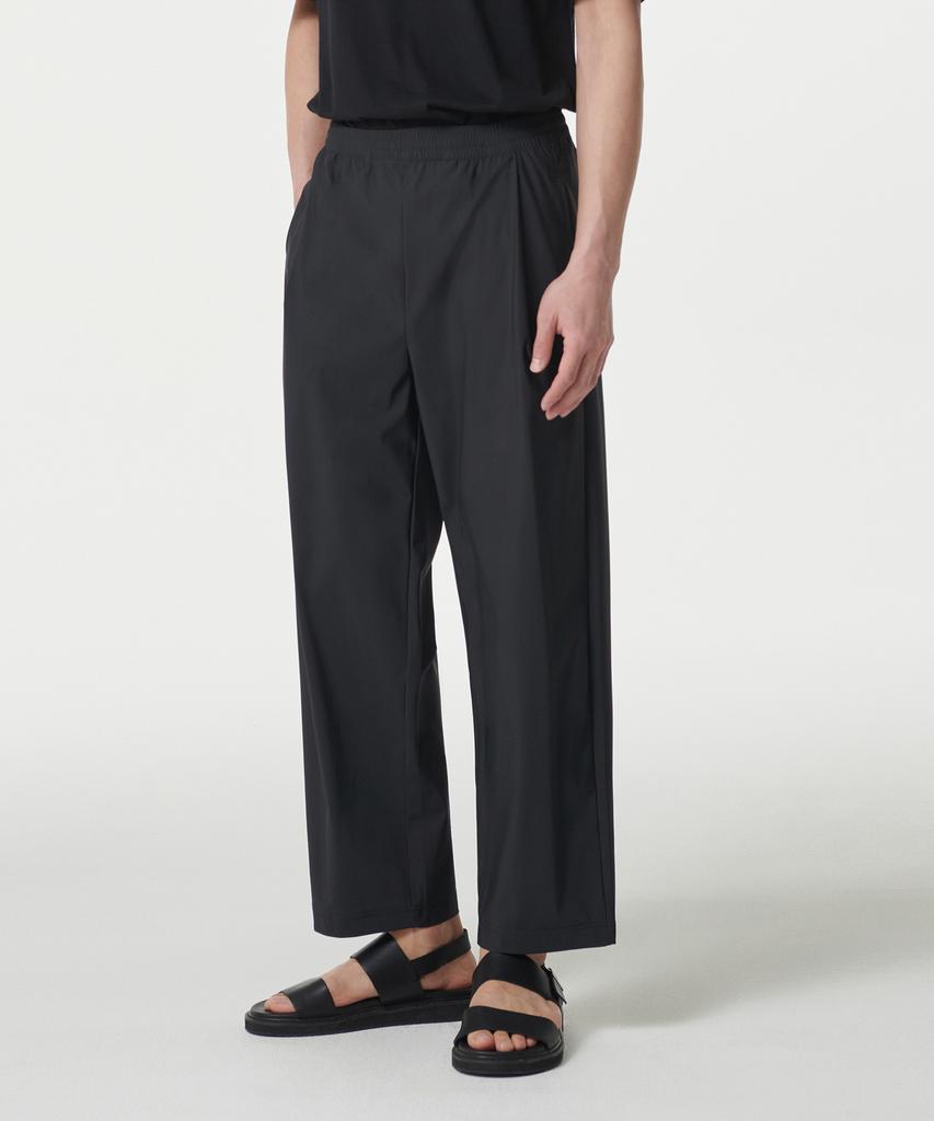 Musinsa Standard Cooling Loose Tapered Elastic Waist Pants [Dark Gray]