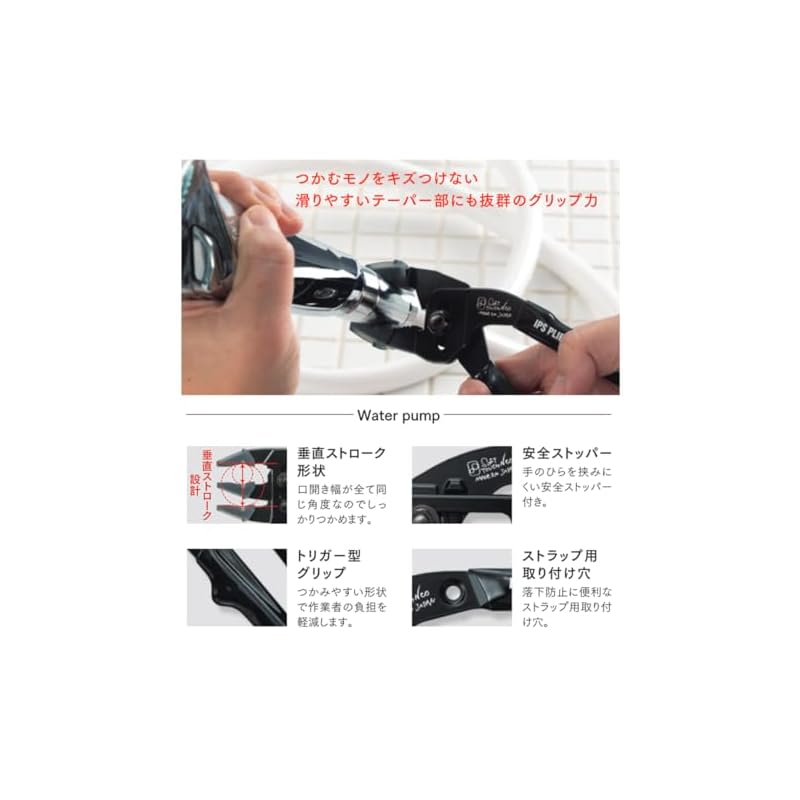 IPS Soft Touch NEO Water Pump Pliers 175mm NWH-175 - An Unconventional Evolution of the Soft Touch Series