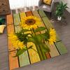 Tapis de Salon Motif Tournesol Résistant à la Saleté et Facile à Entretenir Tapis de Pied Chambre Tapis de Sol Grande Taille