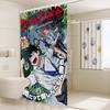 Japanese Anime P-Phantom B-Busters 1Pc Printed Shower Curtain Waterproof Washable With 12 Hooks Bathroom Shower Home Use
