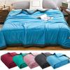 Double Sided Cooling Blanket Breathable Conditioning Quilt for Child Adult Lightweight All-Season Bed Quilt Night Sweat Relief