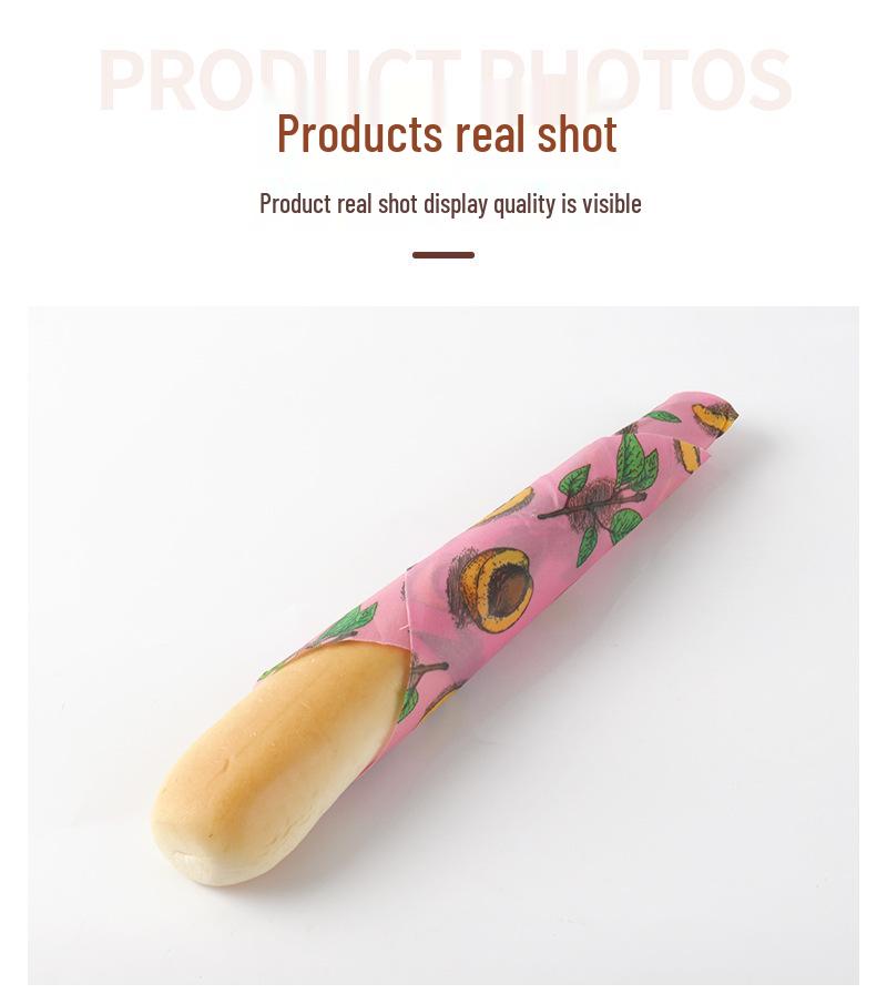 Beeswax Food-Grade Wrap for Fresh Produce Preservation – Degradable Cloth Roll