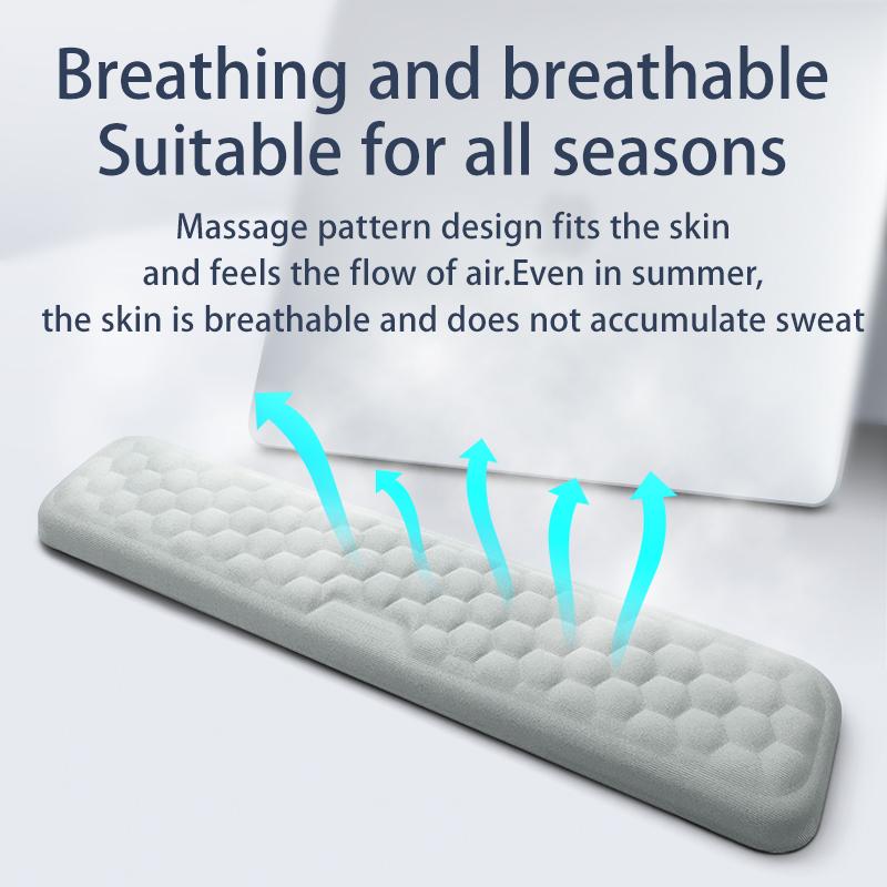 Keyboard Mouse Wrist Rest Pad Memory Foam Hand Rest Support Support Ergonomic Wrist Cushion Pad Memory Foam For Notebook Laptops