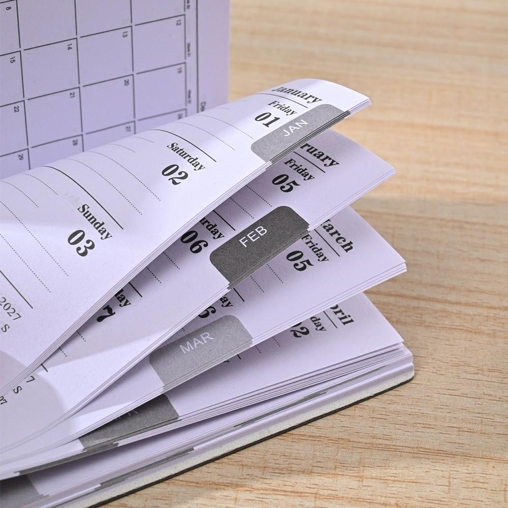 64 Sheets A7 Schedule Notebook Mini Diary Writing Pads 2027 Agenda Book  Weekly Planner