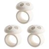 Lot de 3 butées de porte en silicone, en forme de champignon, protection murale, anti-collision