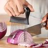 Stainless Steel Onion Slicer & Meat Tenderizer Gadget