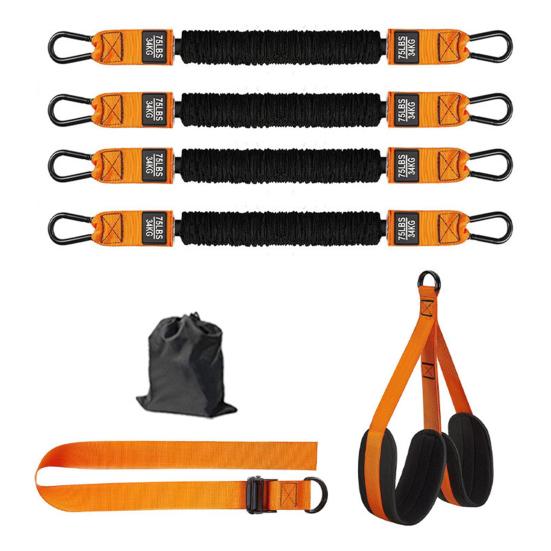 1 Set Pull-Up Assistance Band 150/225/300lbs Heavy Duty Pull-Up Assist Belt Full Upper Body Workout Horizontal Bar Elastic Resistance Band