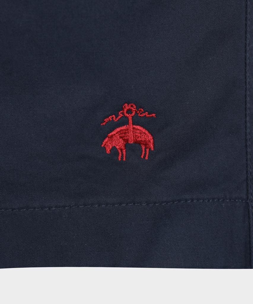 BROOKS BROTHERS Cotton Shorts (Navy) (Bbpsmog203)