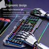 DS600 Backlit Metal Gaming Keyboard & Mouse with 19-Key Anti-Ghosting for Desktop and Laptop