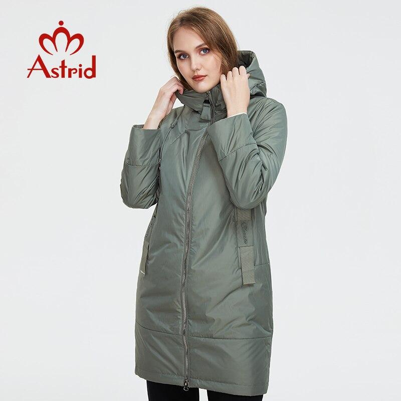 Astrid 2021 New Winter Jacket Mid-length Hooded Design Plus Size Fashion Women's Down Jacket Warm Parka Women Coat AM-9726