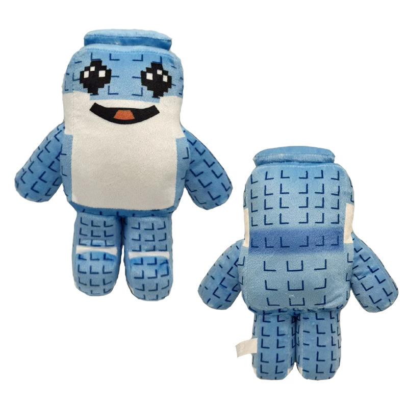 STEAL A BRAINROT Roblox Pixel Shark Plush Toy Doll