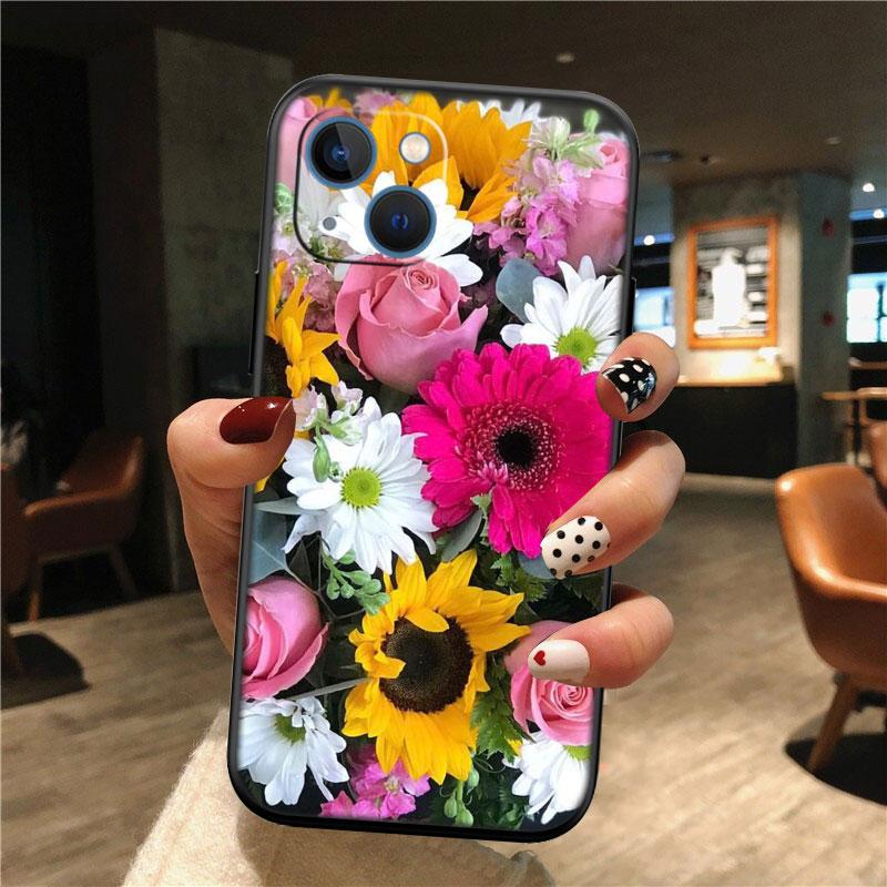 IK13 Beautiful Roses Flower Shell Phone Case for Xiaomi Poco C40 C50 C51 C55 C65 C71 C75 F3 F5 F6 F7 M2 M3 Pro Ultra