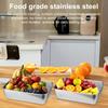 1/2/3/4Pcs Bread Loaf Pan for Baking Stainless Steel Rectangular Meatloaf Baking Pan Loaf Tin Pan for Homemade Banana Bread