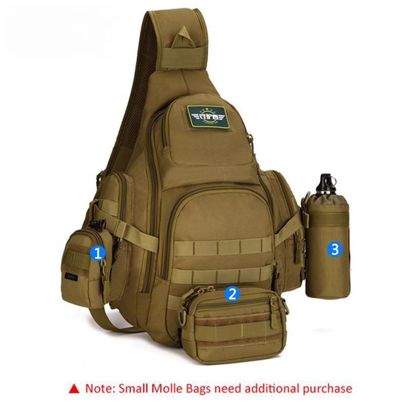 High Quality Men Tactical Sling Chest Bags Military Camping Hiking Hunting Outdoor Sport Pack