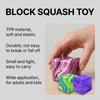 Flow Texture Stress Cube Anxiety Relief Cube Squeeze Sensory Toy Slow Rebound Decompression Stress Ball Home Office Relaxation Tool