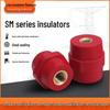 SM Red Low Voltage High Strength Spindle Insulator, Post Type, Available In Sizes 25-76.