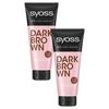 Color Dark Brown 2P Bonus Gray Hair In Just One Easy and 180g [Sios Treatment] + [Dye Use, Time-saving, (x 2)