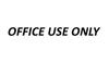 Printtoo Office Use Only Self Inking Rubber Stamp Pre-Inked Office Stamp- Home Office Business Stationery, Black- 42 X 9