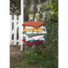 Outdoor Water-repellent and anti-UV Padded Seat "Kala" In Cotton 38 X 38 Cm Butterfly Effect - Kala Terracotta