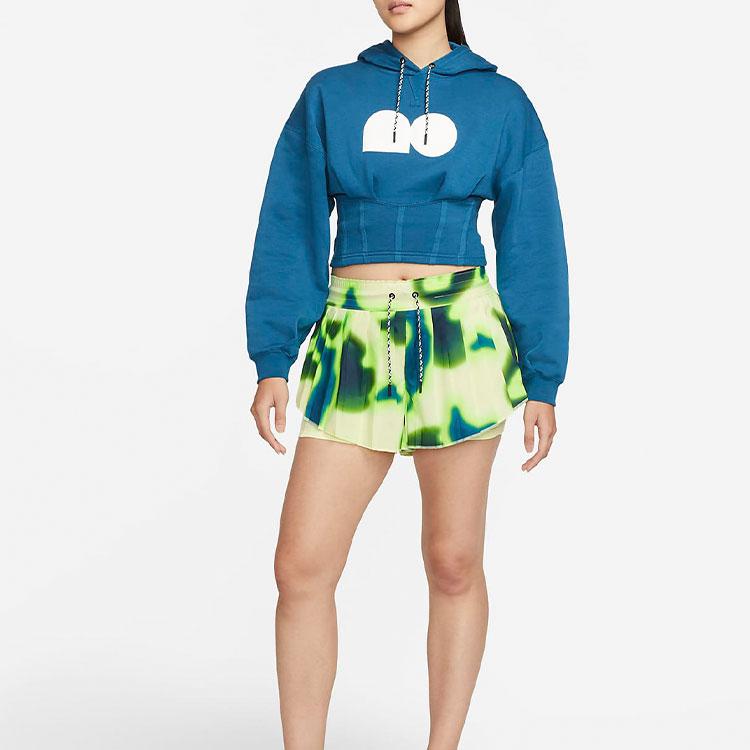 Nike Gradient Pattern Casual Straight Leg Shorts Women Shorts Green DD8816-821