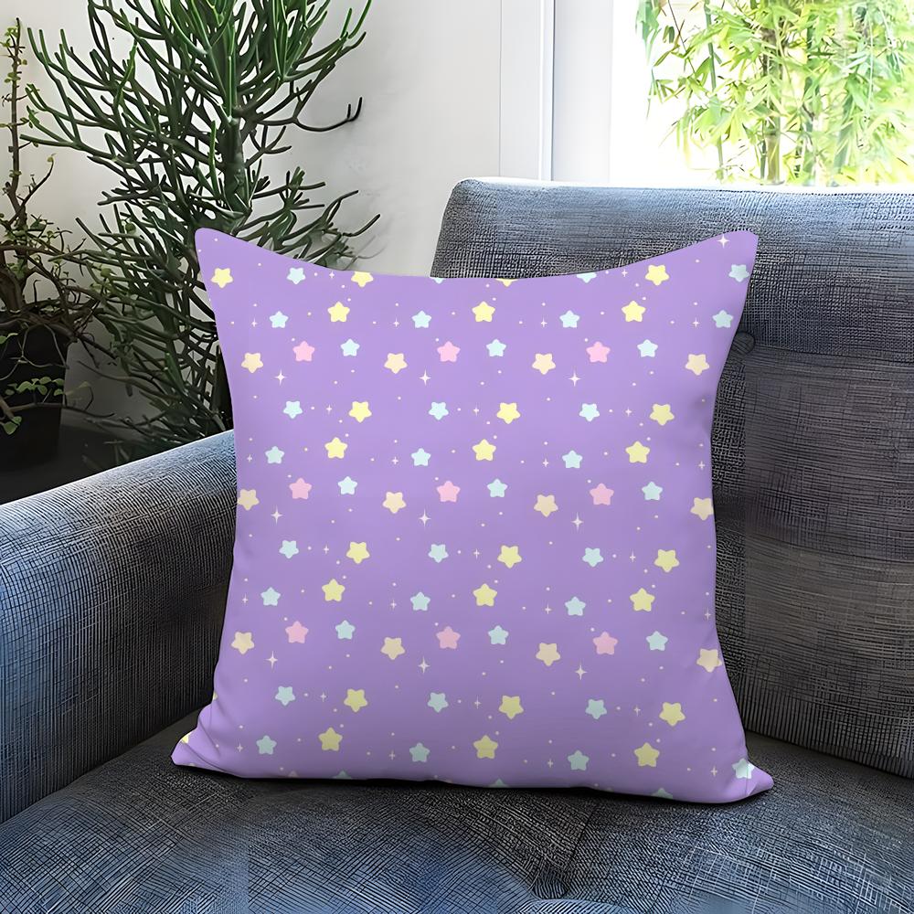 Dot Pattern Cushion Cover Comfortable Reversible Pillow Cover Ideal for Car Sofa Bedroom Beyond