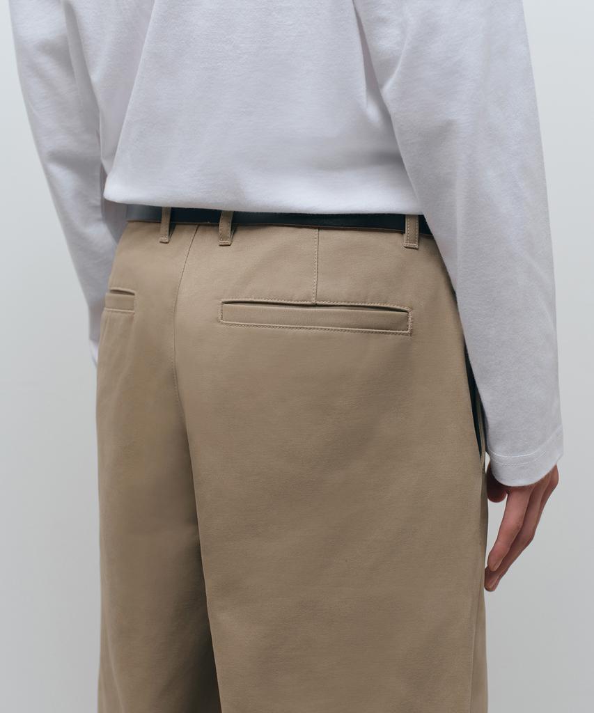 Musinsa Standard Brushed Regular Fit Chino Pants [Beige]