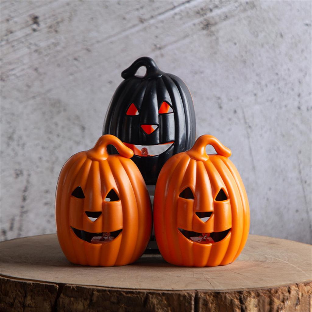 Halloween Kürbislampen Dekorationen Feiertag Kinder Hand- Kürbislampen Leuchtende Kürbis Requisiten