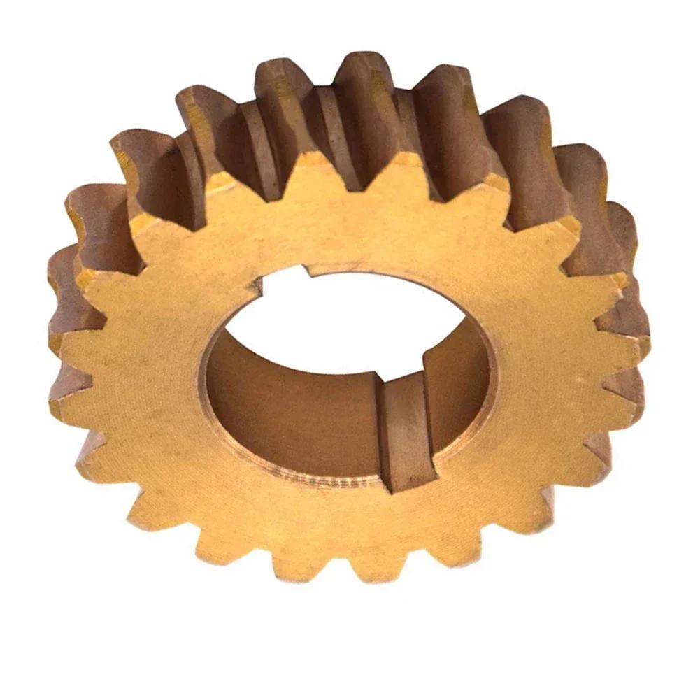 20 Bronze Tiller Worm Wheel Gear Easy Install & Reliable Lawn Mower Spare Parts 20 Teeth Bronze Cultivator Worm Gear Ar 33473 70