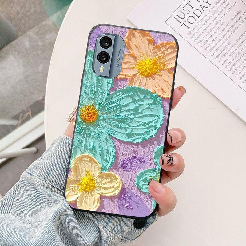 For Nokia X20 X10 Case astronaut Black Silicon Soft TPU Phone Cases for Nokia X30 C10 C20 G10 G20 Protective Back Shells Coque