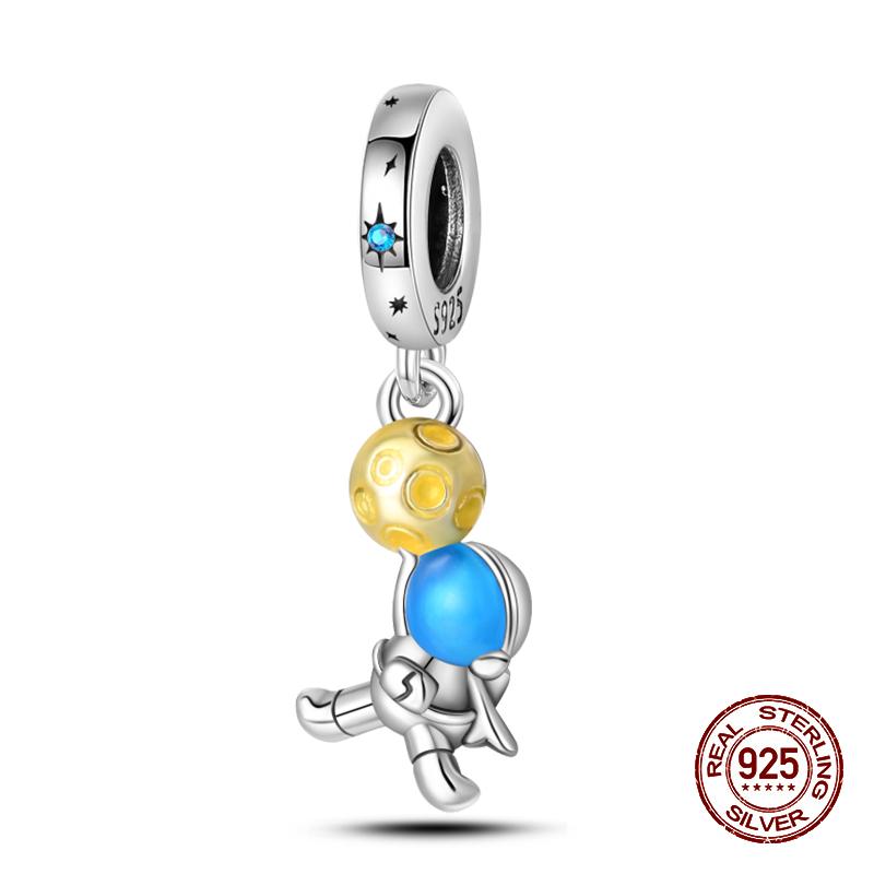 100% Copper Blue Ocean Animal Glow Butterfly Crab Charm Beads Fit Pandachoriginal Bracelets Luxury Diy Jewelry