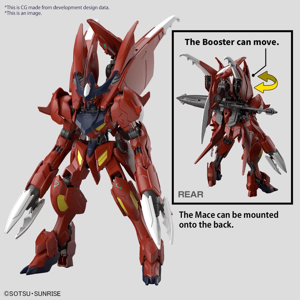 HG Gundam Build Metaverse Gundam Amazing Barbatos Lupus Scale Plastic Model 1/144 Color-coded