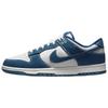Nike Dunk Slip Resistant, Abrasion Resistant, Lightweight Low Top Skateboard Shoes Men's Black White Blue DV0834-101(Team57-)