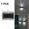 1/4/8PCS Solar LED Garden Solar Light Street Solar Light Solar Powered Fence Lights Outdoor Garden Path Waterproof Wall Lamp